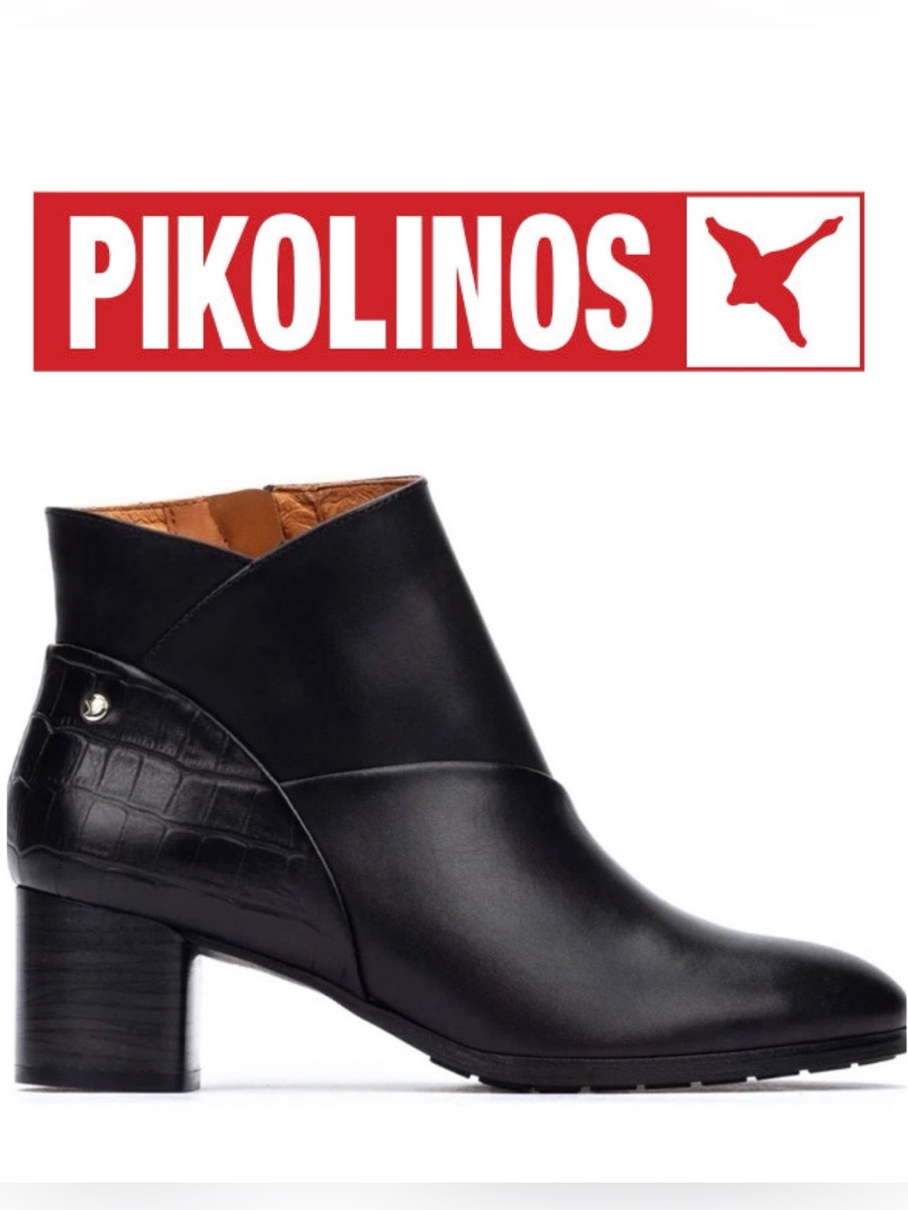 PIKOLINOS Calafat Black Leather Ankle Boots Size 11 EU 42 NWOB $220 MSRP